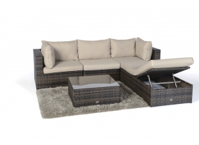 Rattan Lounge Biarritz braun