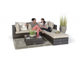 Rattan Lounge Biarritz braun