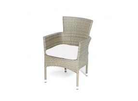 Boston Rattan Stuhl stapelbar sandstorm