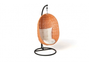 Rattan Hanging Chair orange