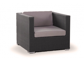 Rattan Lounge Sessel Panama brown