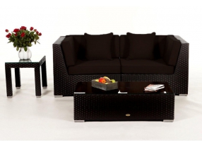 Polsterbezug schwarz für Colon Rattan Lounge