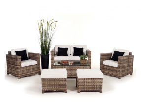 Rattan Gartenmöbel Lounge Diamond Natural