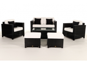 Polsterbezug für Rattan Lounge Diamond beige