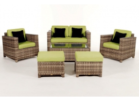 Rattan Gartenmöbel Lounge Diamond Natural