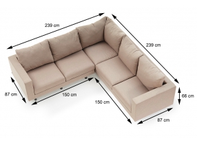 wetterfeste outdoor lounge für den garten yamenda grau
