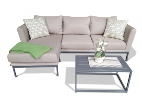 Wetterfeste Dekokissen Mosaic lime