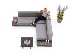 gartenmöbel ecklounge Mantra grau