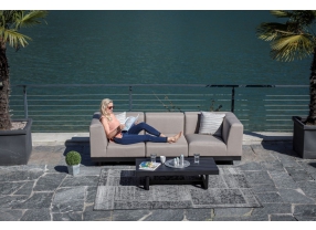 Gartenlounge wetterfest 3-sitzer
