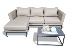 Gartenloungeset Bently sandbraun