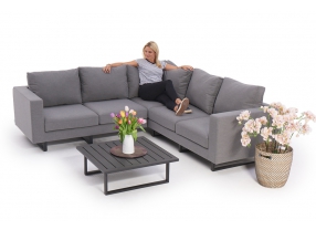 wetterfeste outdoor lounge für den garten yamenda grau