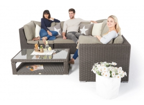 Gartenset Crystel XL Lounge braun