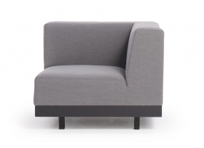 Gartensofa Saria grau