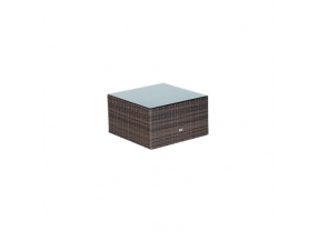 Glasplatte für Rattan Hocker der Bahia Lounge