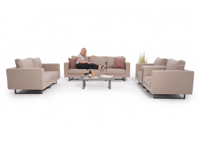 grosse outdoor lounge carpe diem sandbraun wetterfest