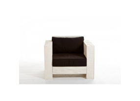 Holz Lounge Gartenmöbel Sitzgruppe Lizard old white