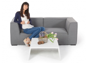 jasper outdoor stoff lounge grau