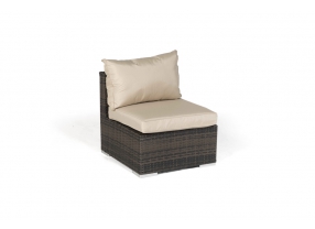 Rattan Lounge London braun