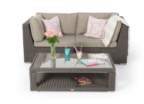 Rattan Lounge Outdoor Louise braun Gartenmöbel