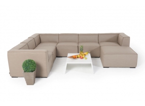 lounge für den garten cosima gartenmöbel sandbraun
