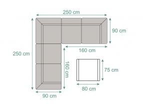 Textilen Sunbrella gartenmoebel eduard lounge grau
