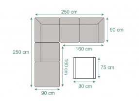 outdoorstoff sunbrella sunibel lounge grau
