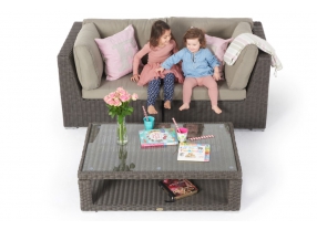 Rattan Lounge Outdoor Louise braun Gartenmöbel