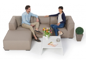 loungemoebel sunbrella material mira gartenmoebel sandbraun
