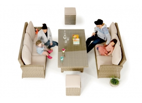 Manila Special Lounge mit Esstisch natural