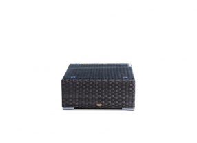 Rattan Lounge Marrakesch Glasplatte für Fusshocker