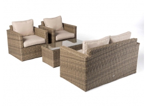 Medina Rattan Lounge natural round