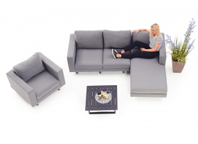 outdoor lounge atlantis mit tisch und sessel
