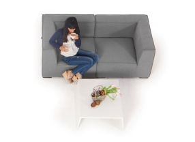 jasper outdoor stoff lounge grau
