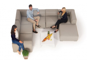lounge für den garten cosima gartenmöbel sandbraun