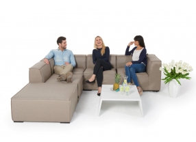 Outdoorstoff Sunbrella Sunibel Lounge Sanbraun gross