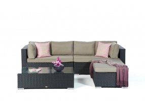 Polsterbezug für Rattan Lounge Padova sand brown