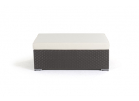 Rattanlounge mit dickn Kissen braun