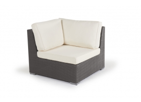 Rattanlounge mit dickn Kissen braun