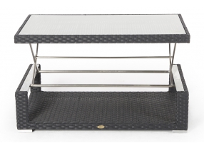 rattan gartenmöbel caprio gartenlounge mit tisch