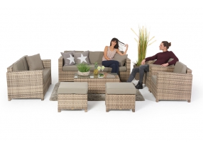 rattan gartenset momoko lounge special natural