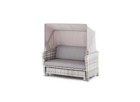 Rattan Liege Binz weiss