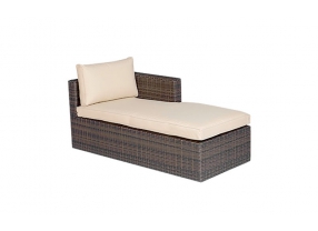 Rattan Lounge Bahia dark brown