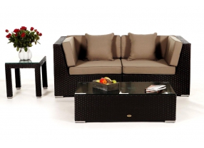Rattan Lounge Colon brown