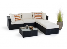 biarritz rattanmoebel lounge polster sandbraun
