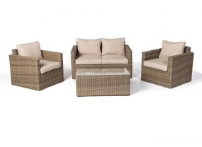 Medina Rattan Lounge natural round