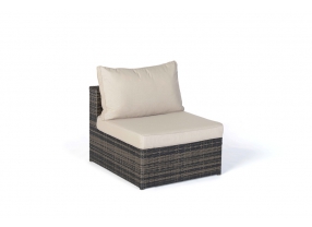Rattan Lounge Biarritz braun