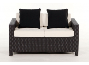Gartenmöbel: Rattan Lounge Samoa braun