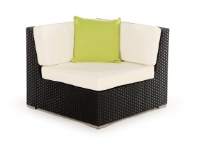Rattan Lounge: Zierkissen green