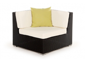 Rattan Lounge: Zierkissen lime