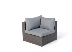 Rattan Lounge Monroe mix grau